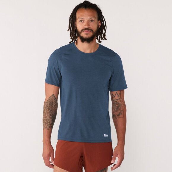 Rrei Co Op Men's Classic Brown T-Shirt - Picture 1 of 12